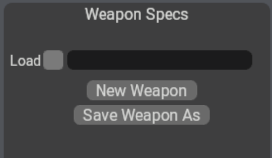 weapon editing