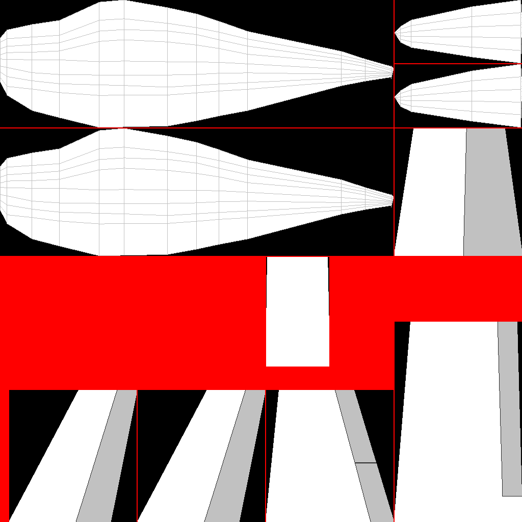 The texture map starting point for the example A36 Bonanza