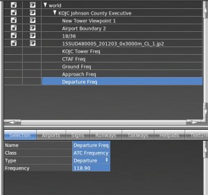 Setting the Departure frequency