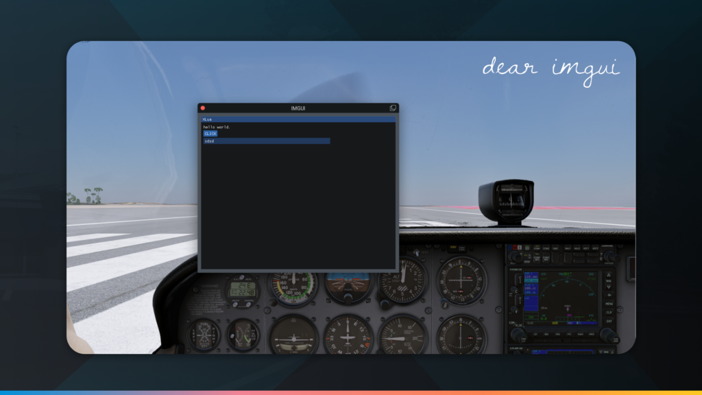 X-Plane SDK Roadmap | User Interface and Avionics - X-Plane Developer